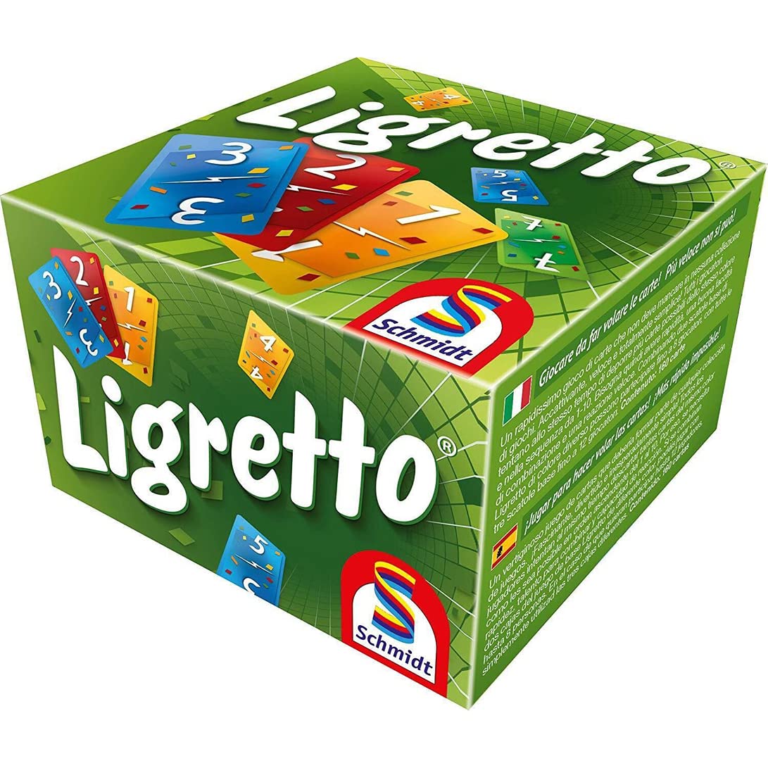 Schmidt | Ligretto Green | Card Game | Ages 8+ | 2 to 4 Players | 15 mins Minutes Playing Time