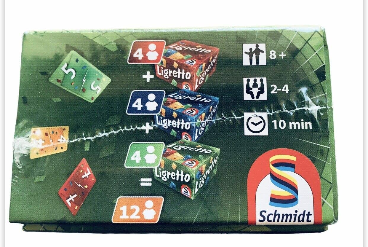 Schmidt | Ligretto Green | Card Game | Ages 8+ | 2 to 4 Players | 15 mins Minutes Playing Time