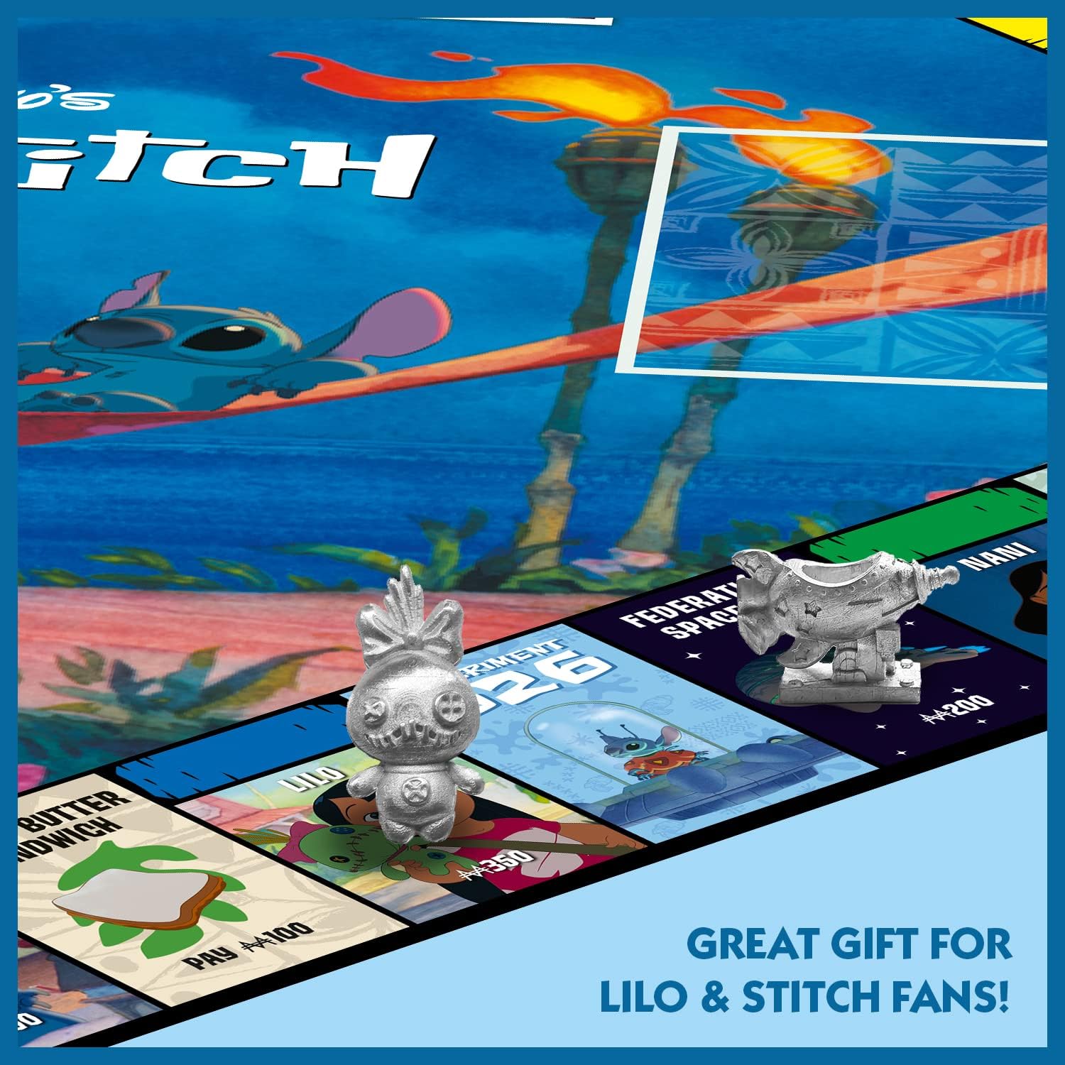 Winning Moves Disney Lilo and Stitch Monopoly Board Game