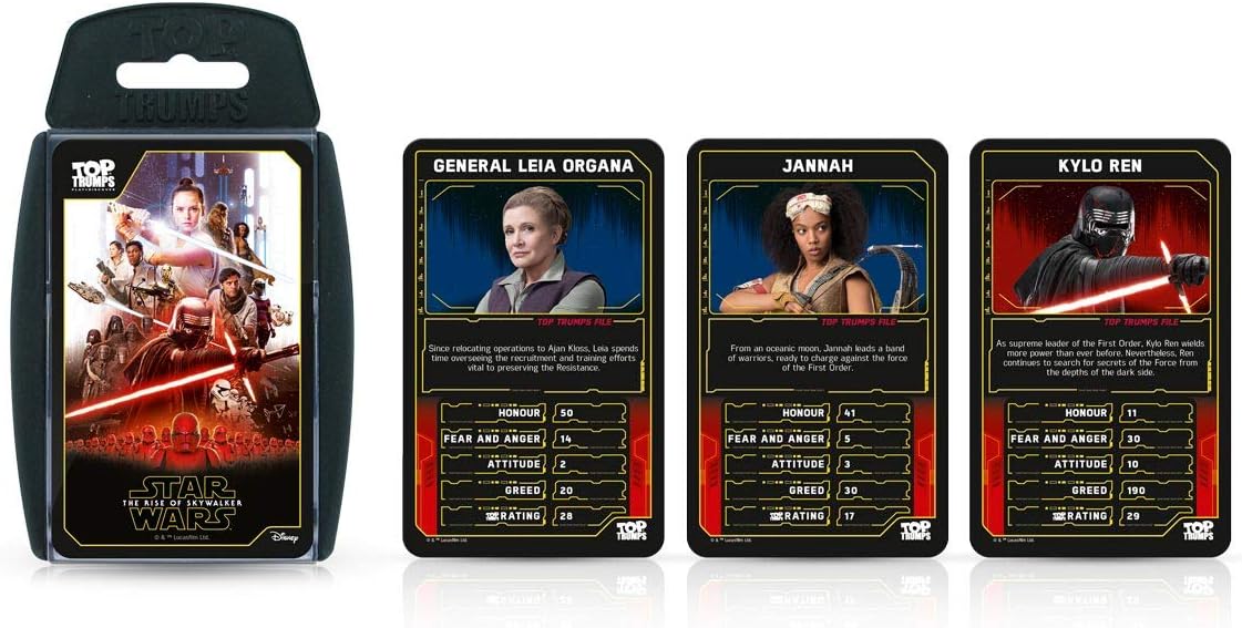 Top Trumps Star Wars Episode IX - The Rise of Skywalker Specials Card Game