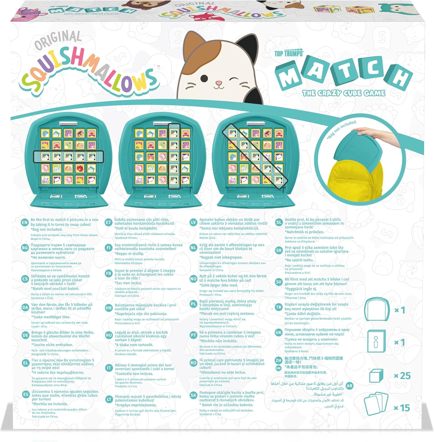 Squishmallows Top Trumps Match - The Crazy Cube Game