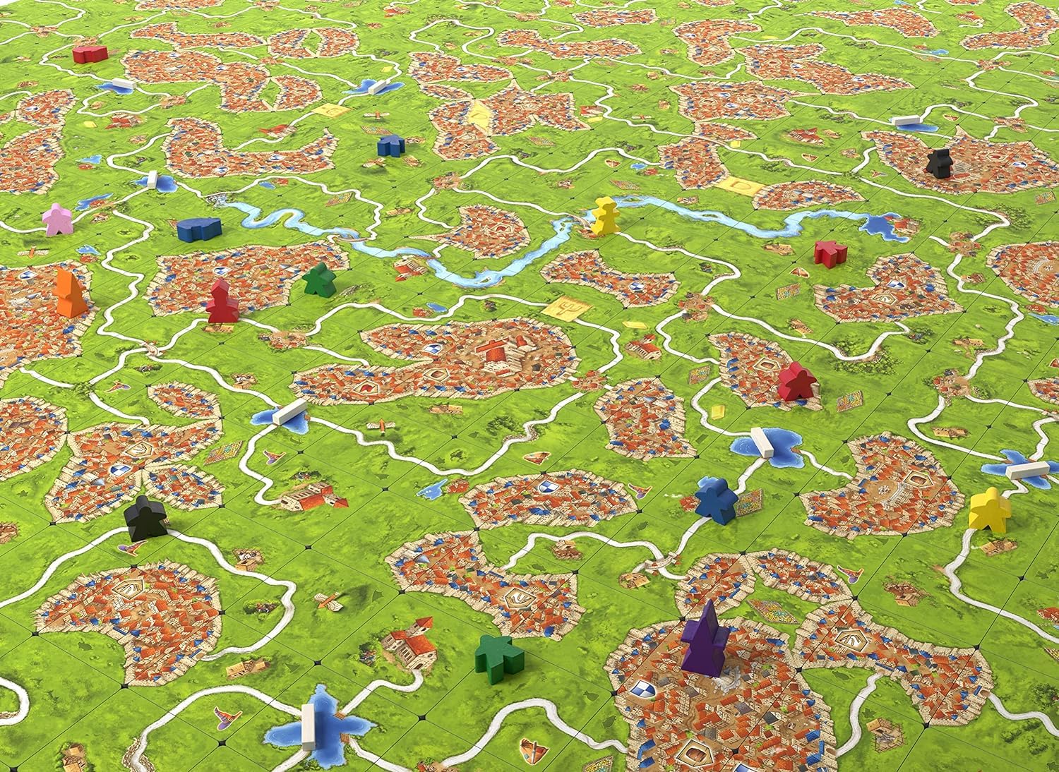 Z-Man Games Carcassonne Big Box (2022) | Board Game | Ages 7+ | 2-6 Players | 35 Minutes Playing Time, Multicoloured, (ZMGZH010)