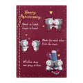 Hallmark Anniversary Card - Cute Illustrated Owl Design with Verse