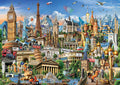 Educa Borrás 17697 Symbole Von Europa Educa Borras Europe Landmarks 2000 Piece Jigsaw Puzzle, Multi, Standard Size