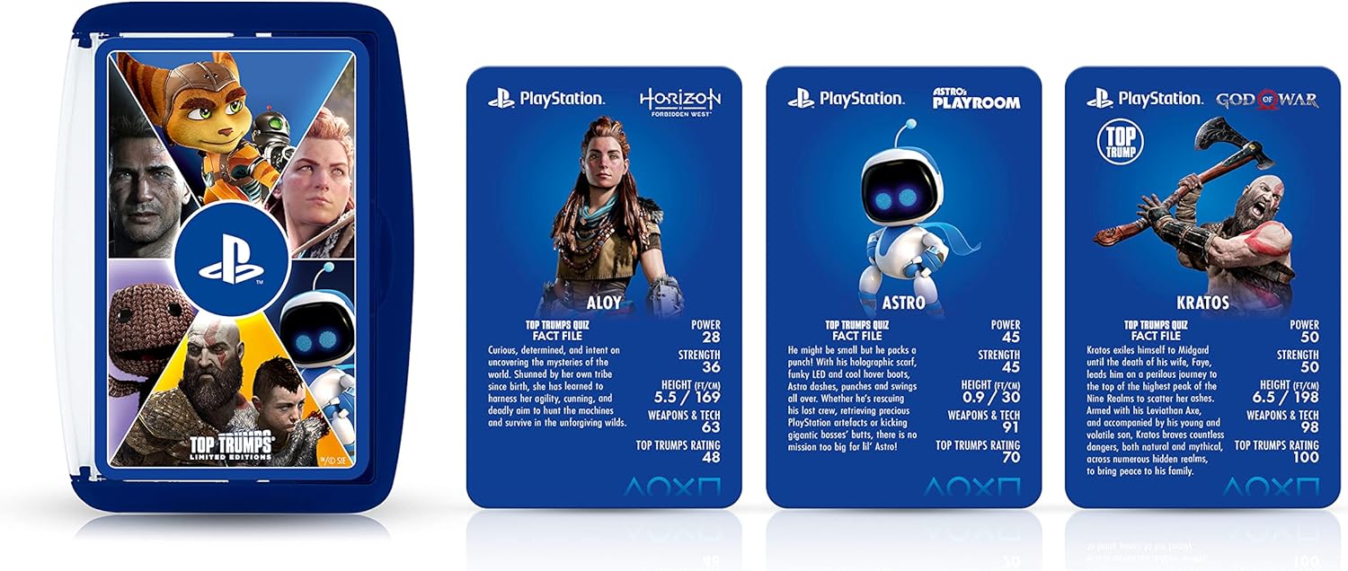 Playstation Limited Edition Top Trumps Card Game
