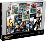 James Bond - All 25 James Bond Films 1000 Piece Jigsaw Puzzle Game