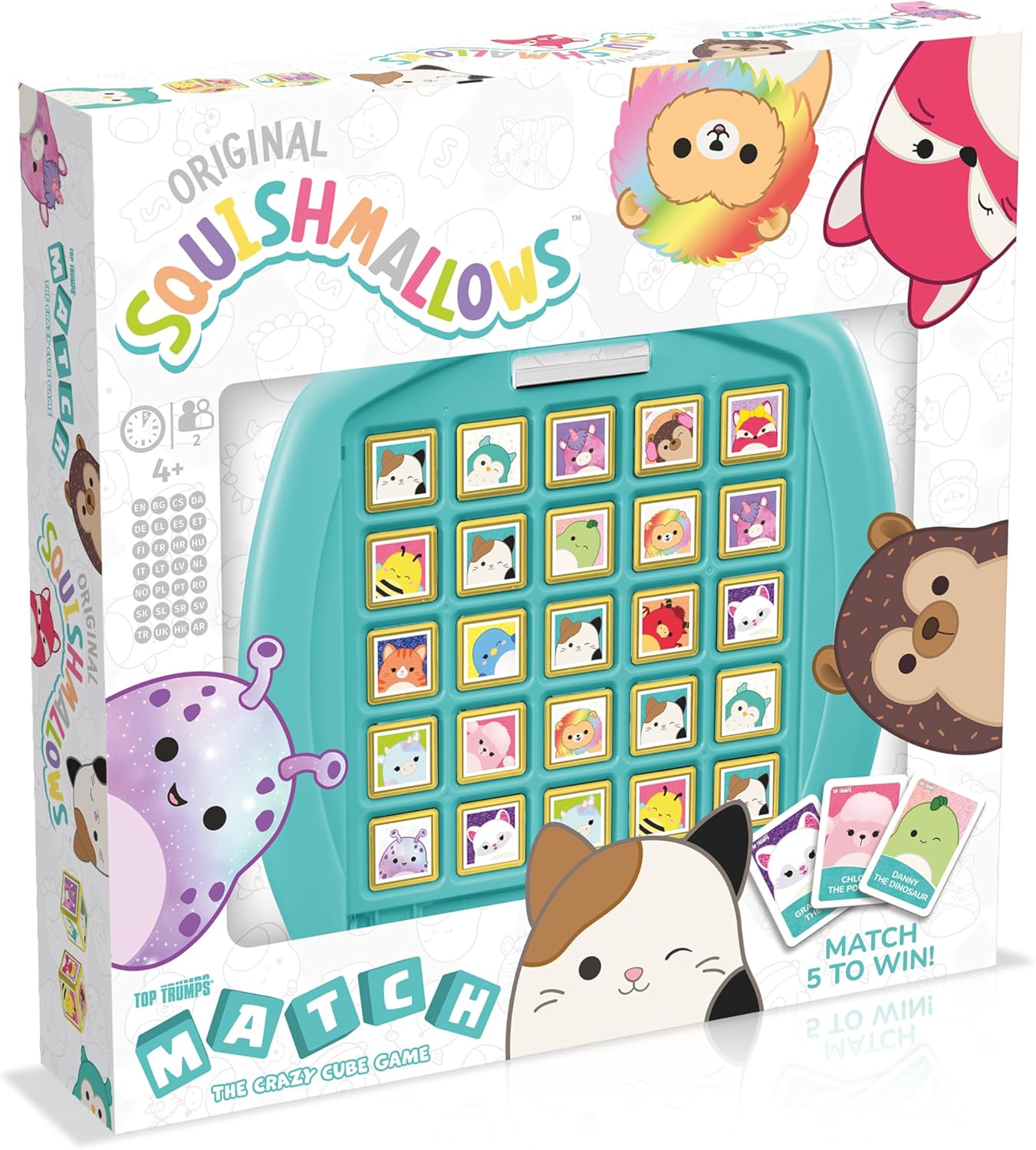 Squishmallows Top Trumps Match - The Crazy Cube Game