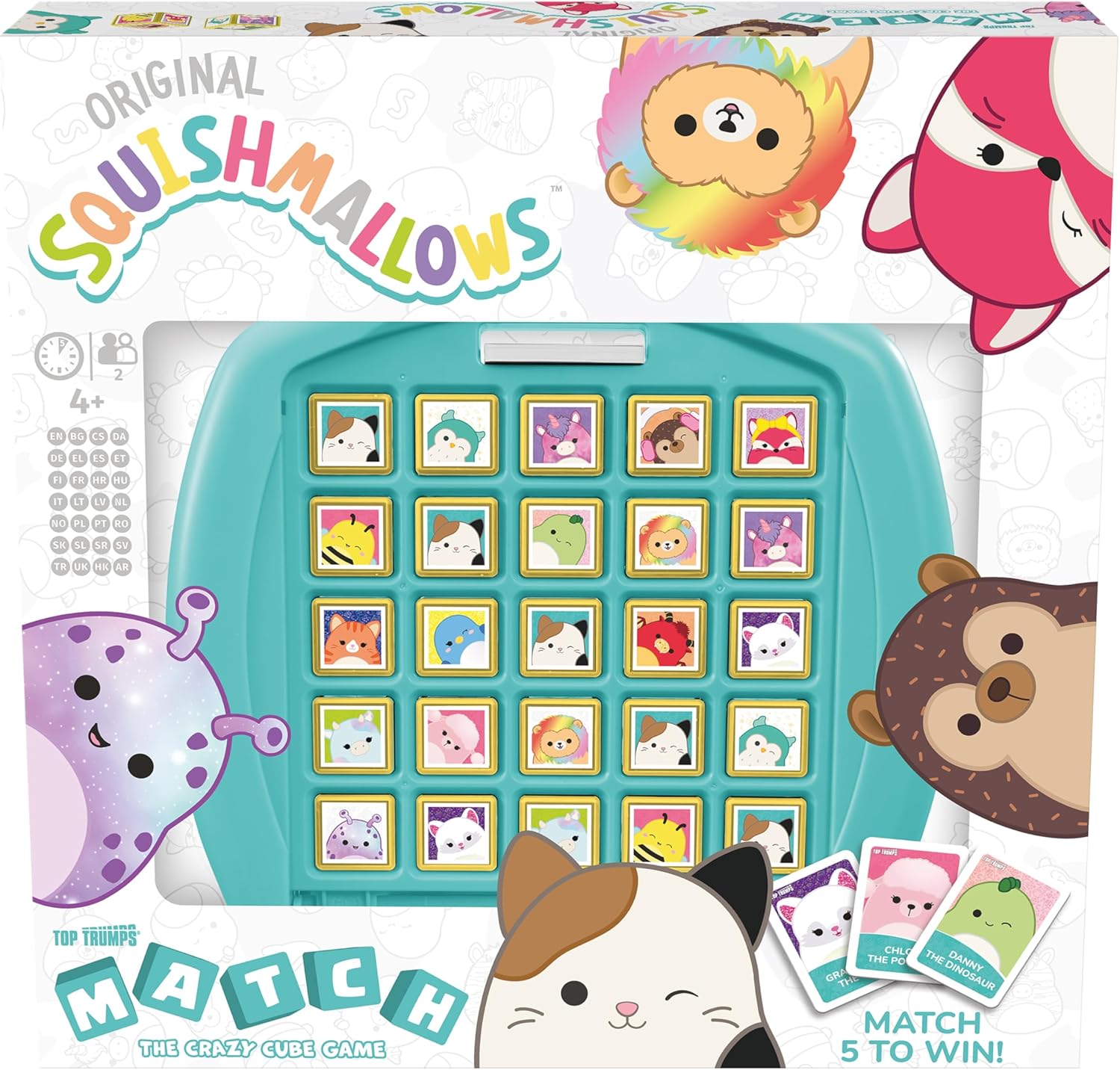 Squishmallows Top Trumps Match - The Crazy Cube Game