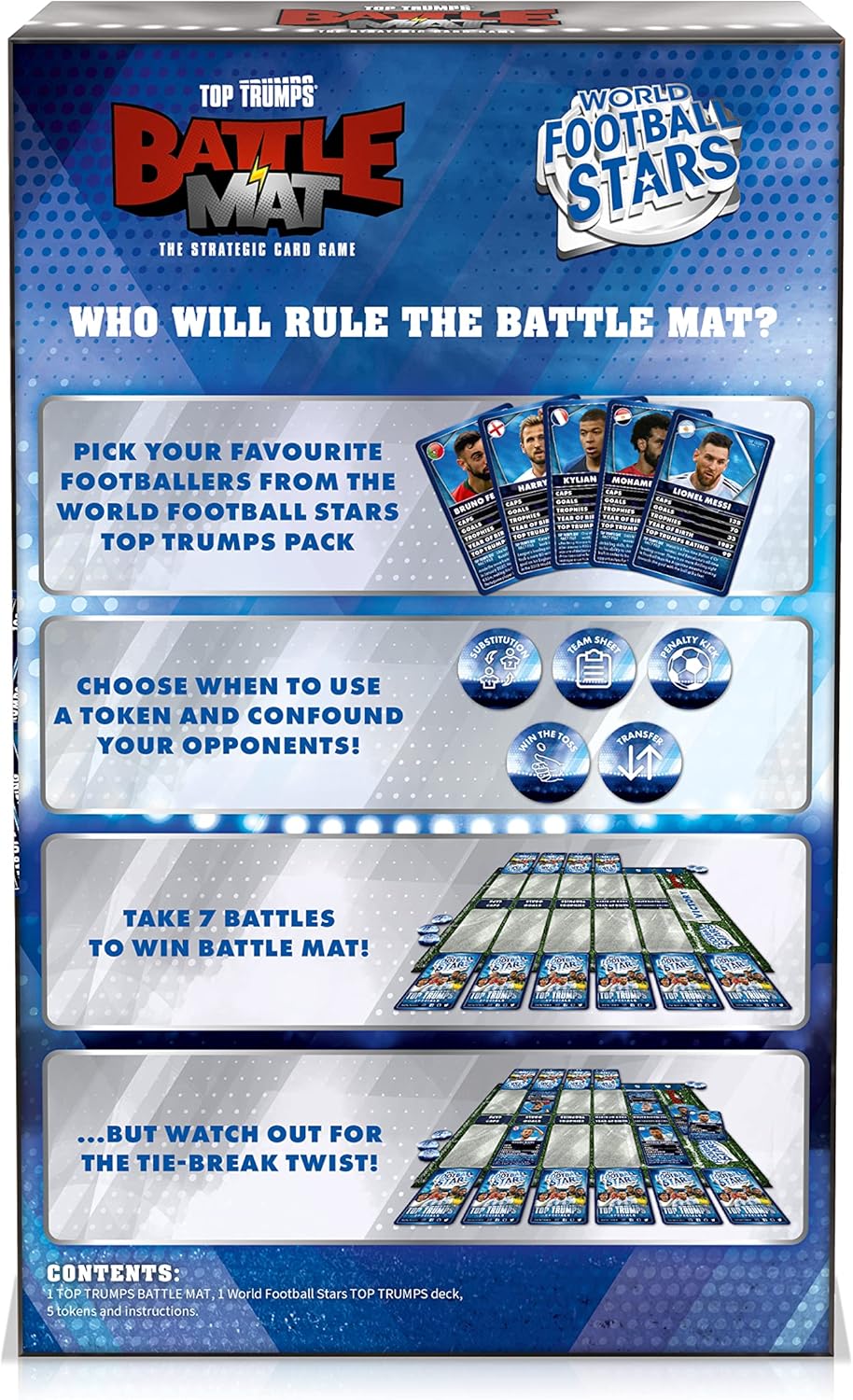 Top Trumps World Football Stars Battle Mat Card Game