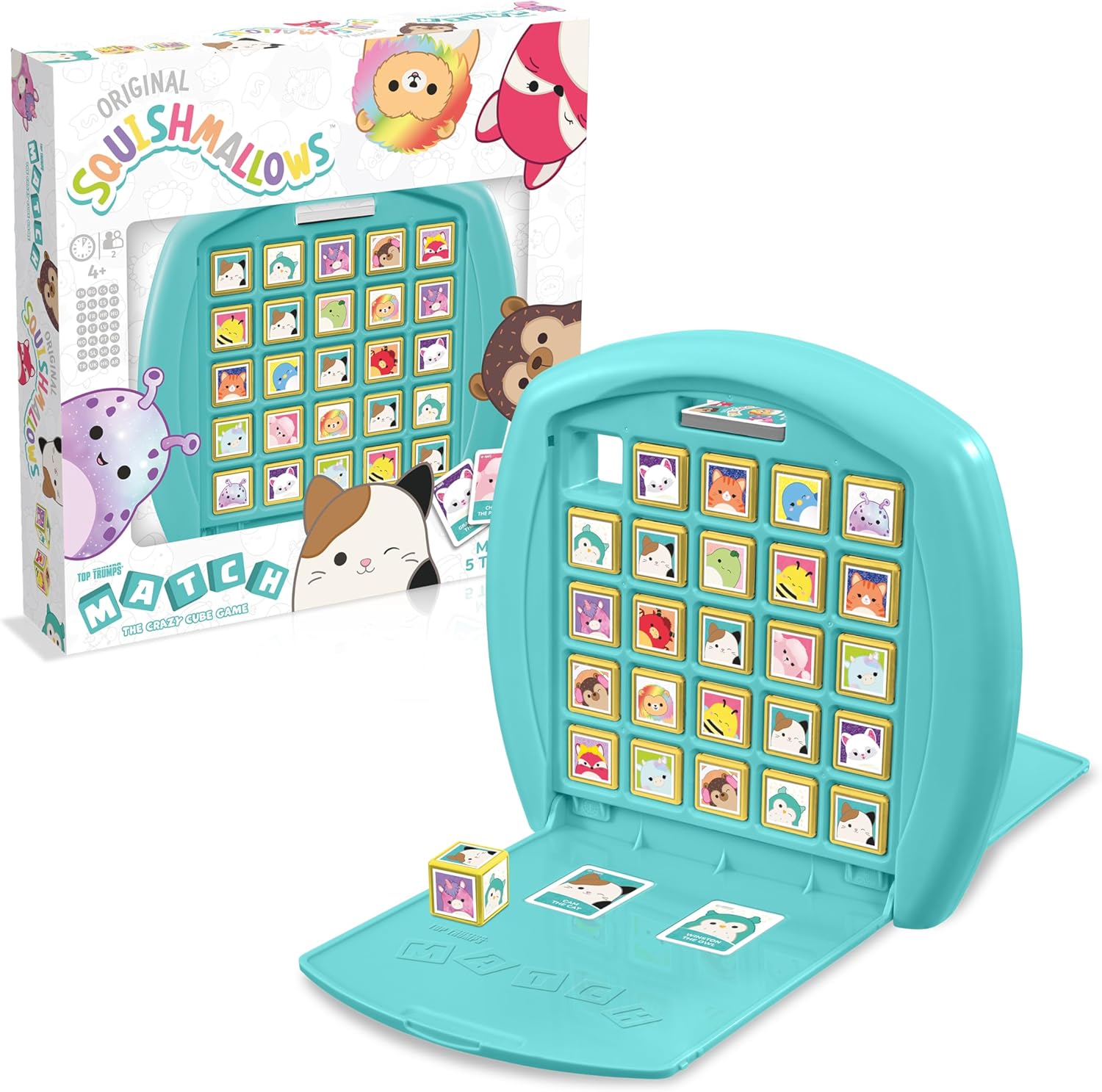 Squishmallows Top Trumps Match - The Crazy Cube Game