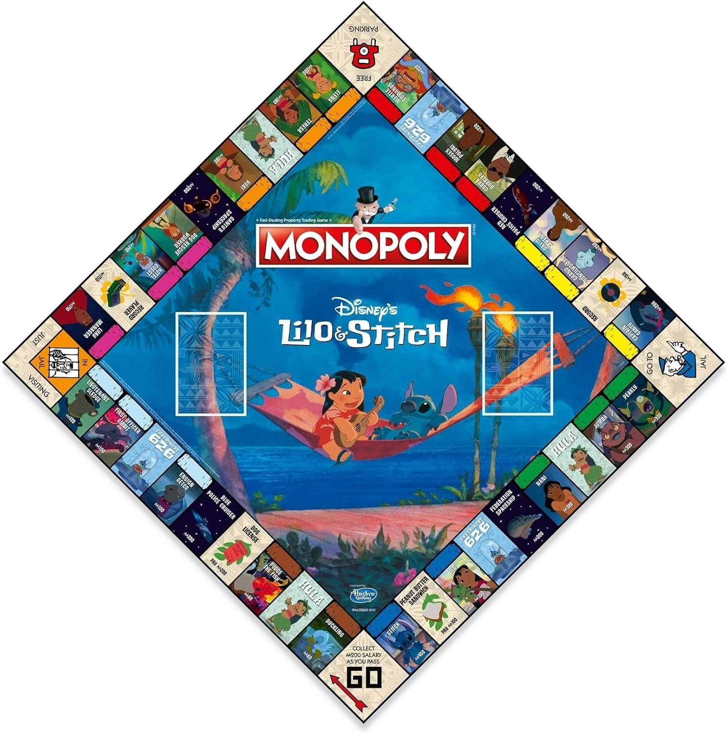 Winning Moves Disney Lilo and Stitch Monopoly Board Game