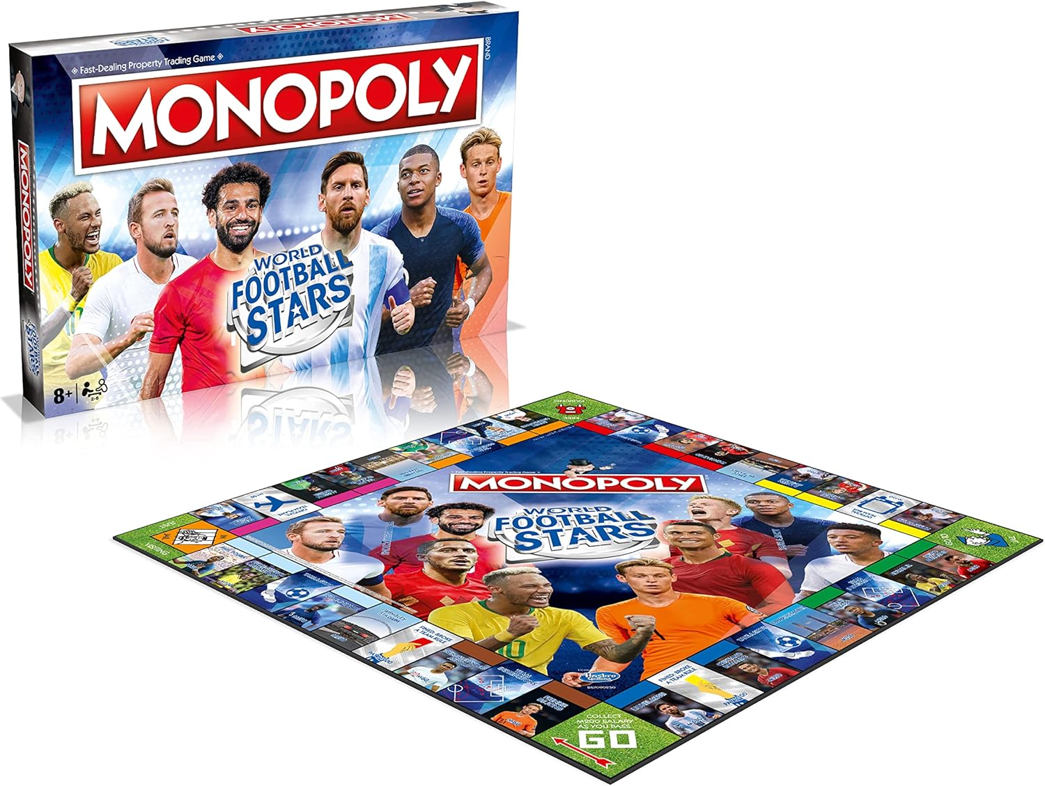 Winning Moves World Football Stars Monopoly Board Game