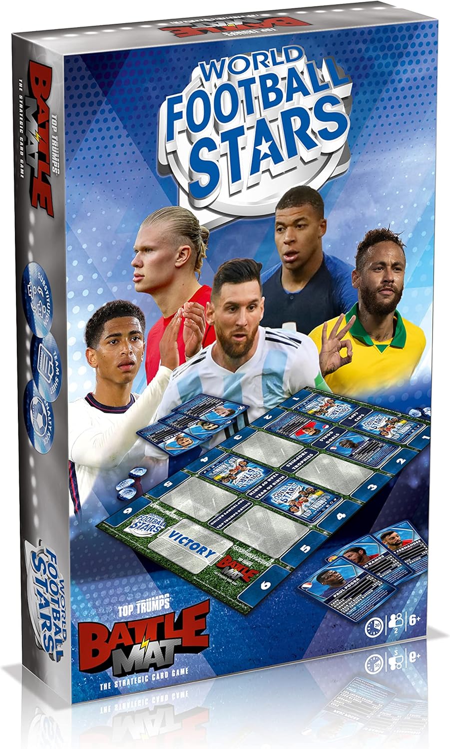 Top Trumps World Football Stars Battle Mat Card Game