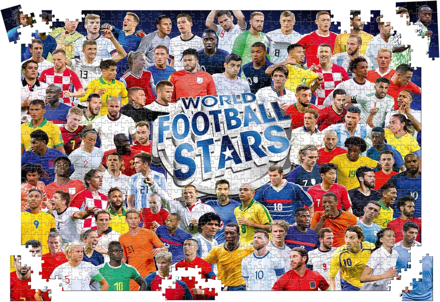 Winning Moves Games World Football Stars 1000 Piece Jigsaw Puzzle