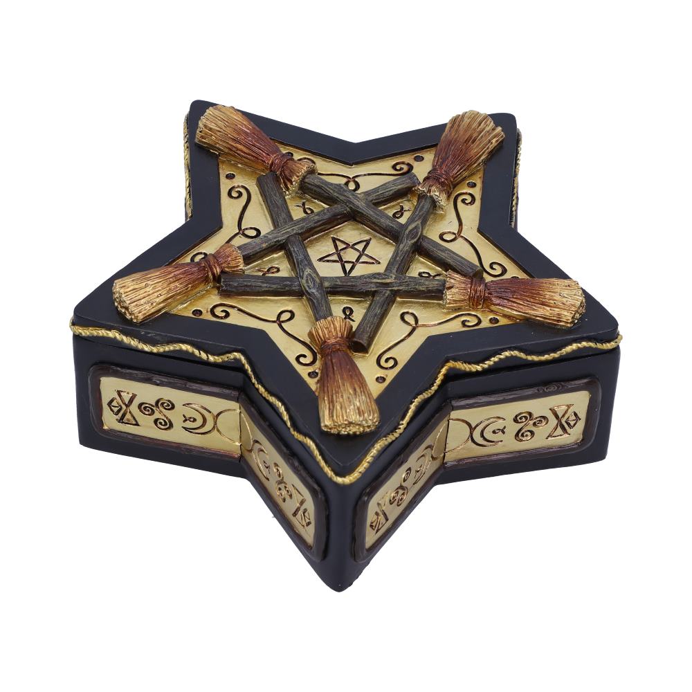 Magick Protector Wiccan Broomstick Box 16cm
