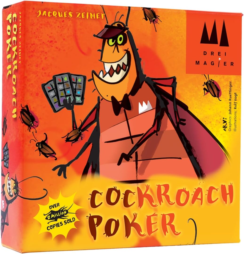Schmidt | DMS Cockroach Poker English Edition | Card Game