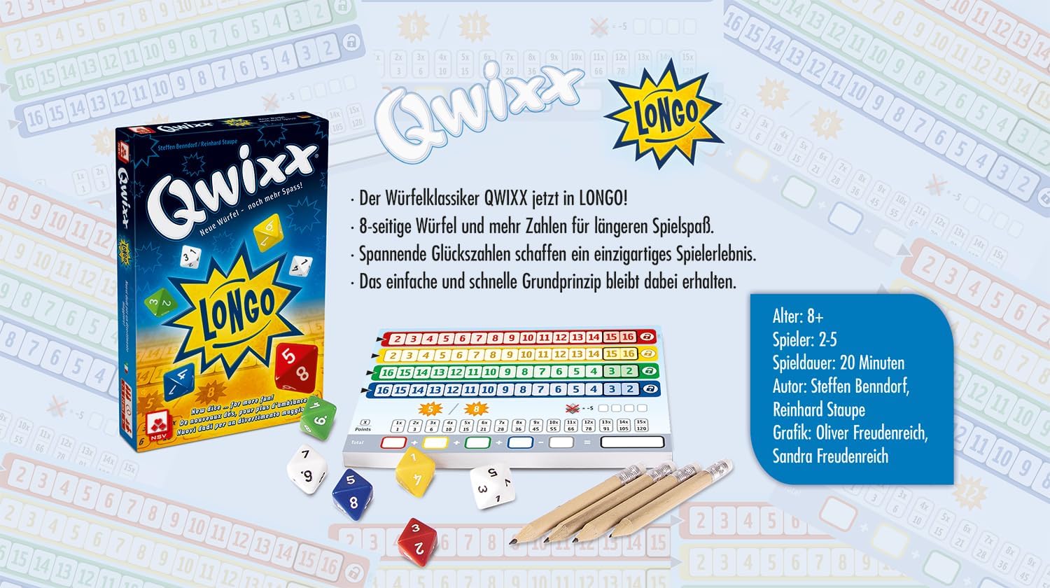 NSV | Qwixx Longo | Dice Game