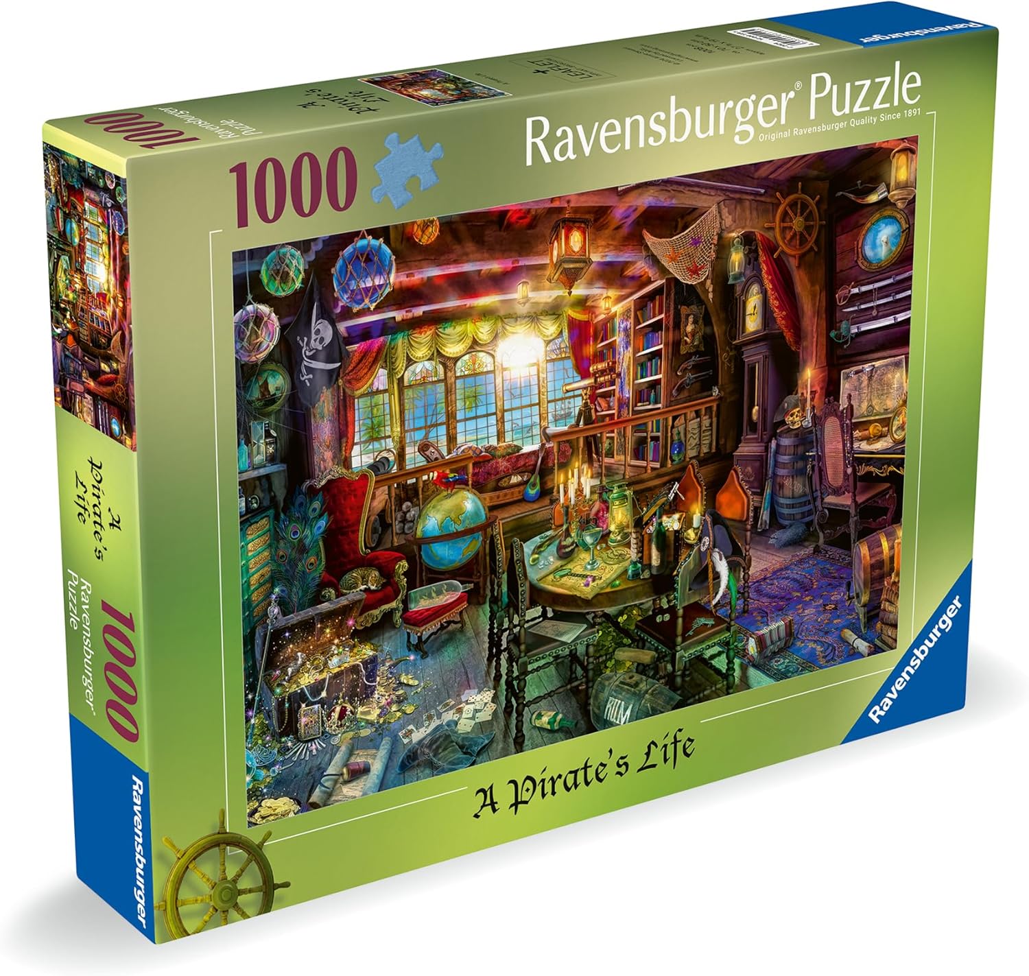 Ravensburger 12000119 - Pirate life - puzzle 1000 pieces