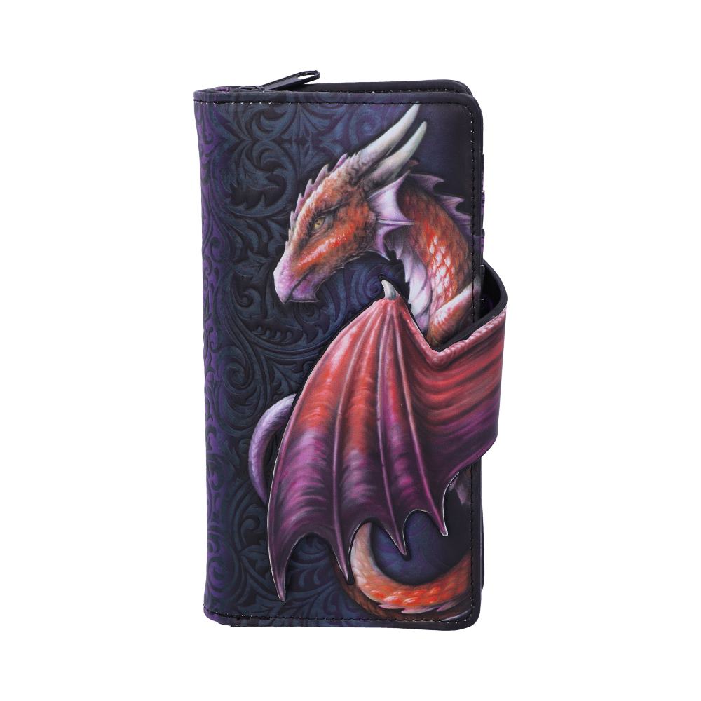 Take Flight Flying Gold Dragon Embossed Purse 18.5cm