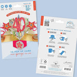 Happy 40th Birthday Pop-Up Greeting Card