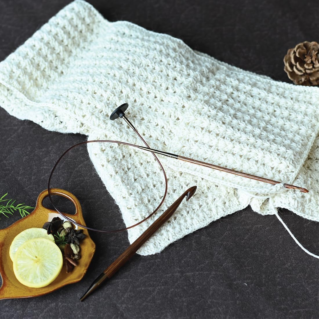 KnitPro Ginger Afghan/Tunisian Crochet Hook