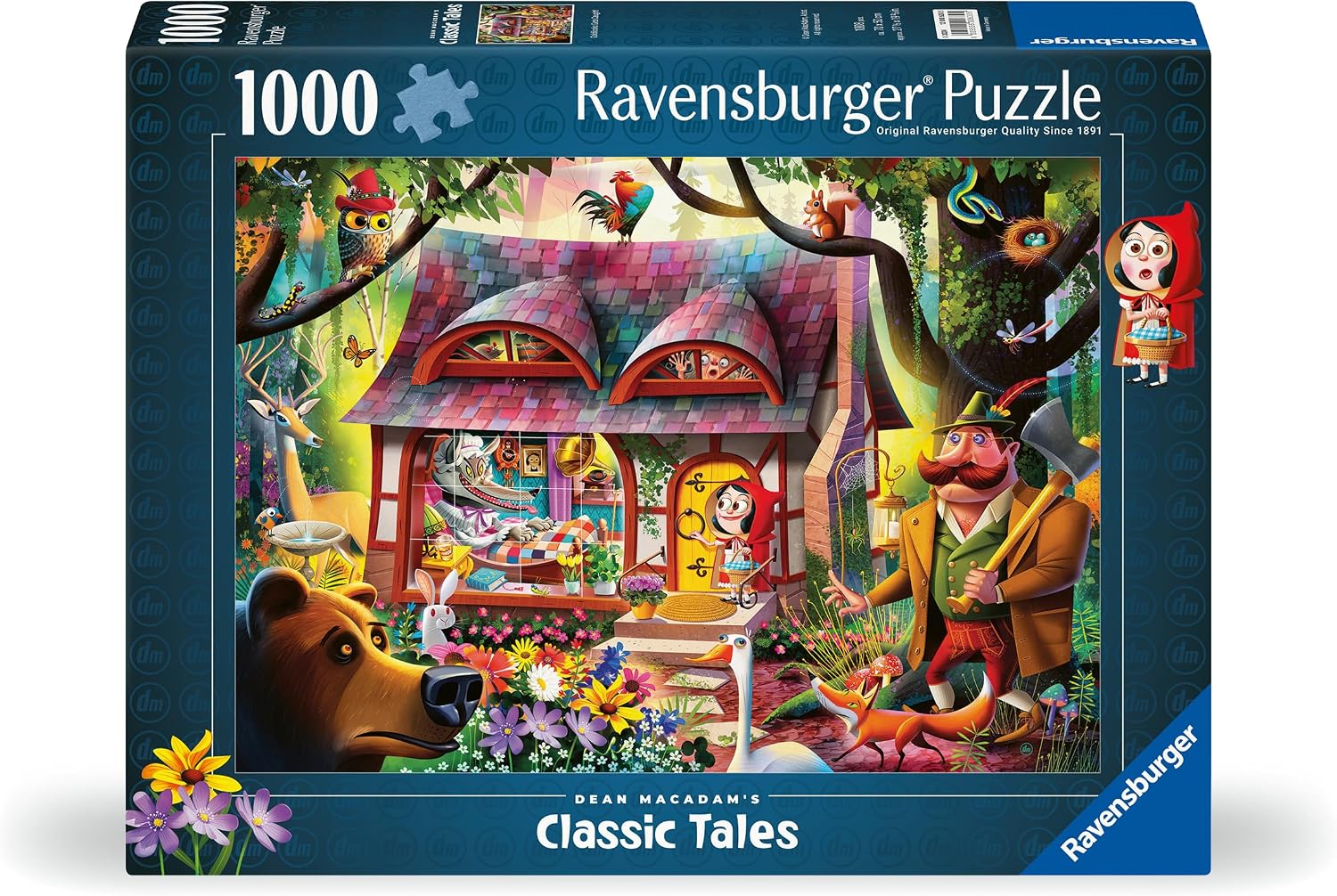 Ravensburger Come in, Red Riding Hood - 1000 Piece Jigsaw Puzzle