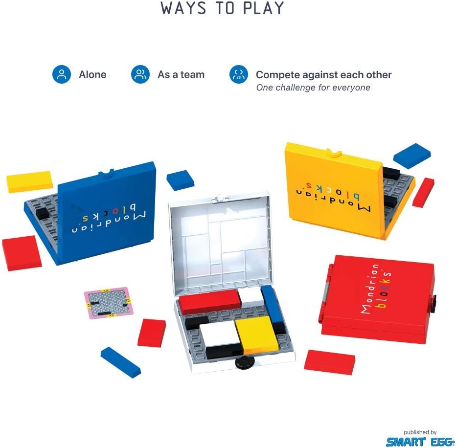 Mondrian Blocks - Blue Edition (Parents’ Choice Award Winner)