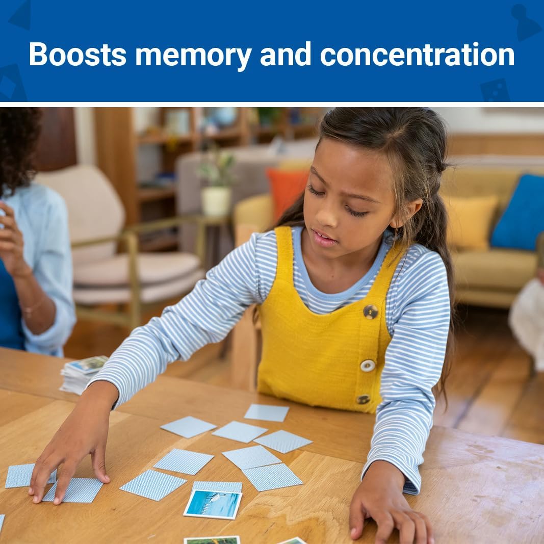 Ravensburger Bluey Mini Memory Matching Picture Snap Pairs Game