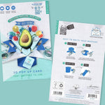 Avo Great Birthday Avocado Pop-Up Greeting Card