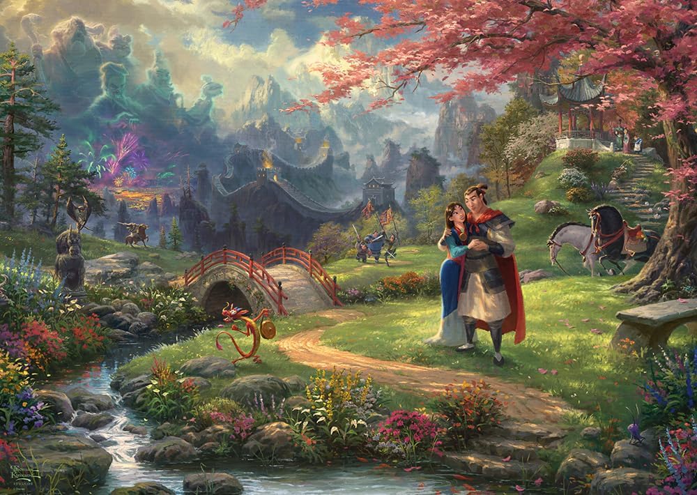 Schmidt Spiele 59672 Thomas Kinkade Disney Mulan Jigsaw Puzzle