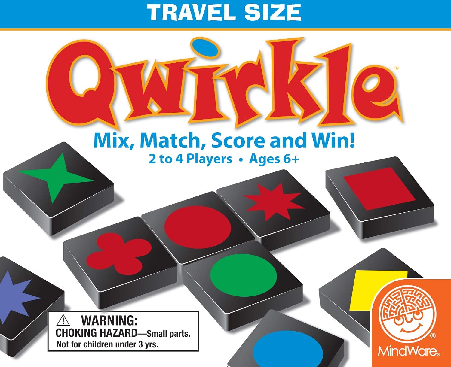 Mindware | Qwirkle: Travel (NEW) | Board Game
