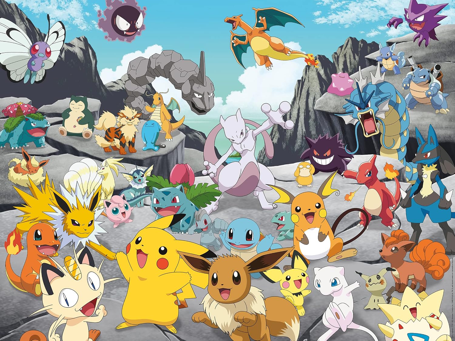 Ravensburger Pokemon Classics 1500 Piece Jigsaw Puzzles