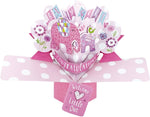 New Baby Girl Pop-Up Greeting Card