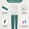 KnitPro Waves 2.0 Single-Ended Crochet Hooks
