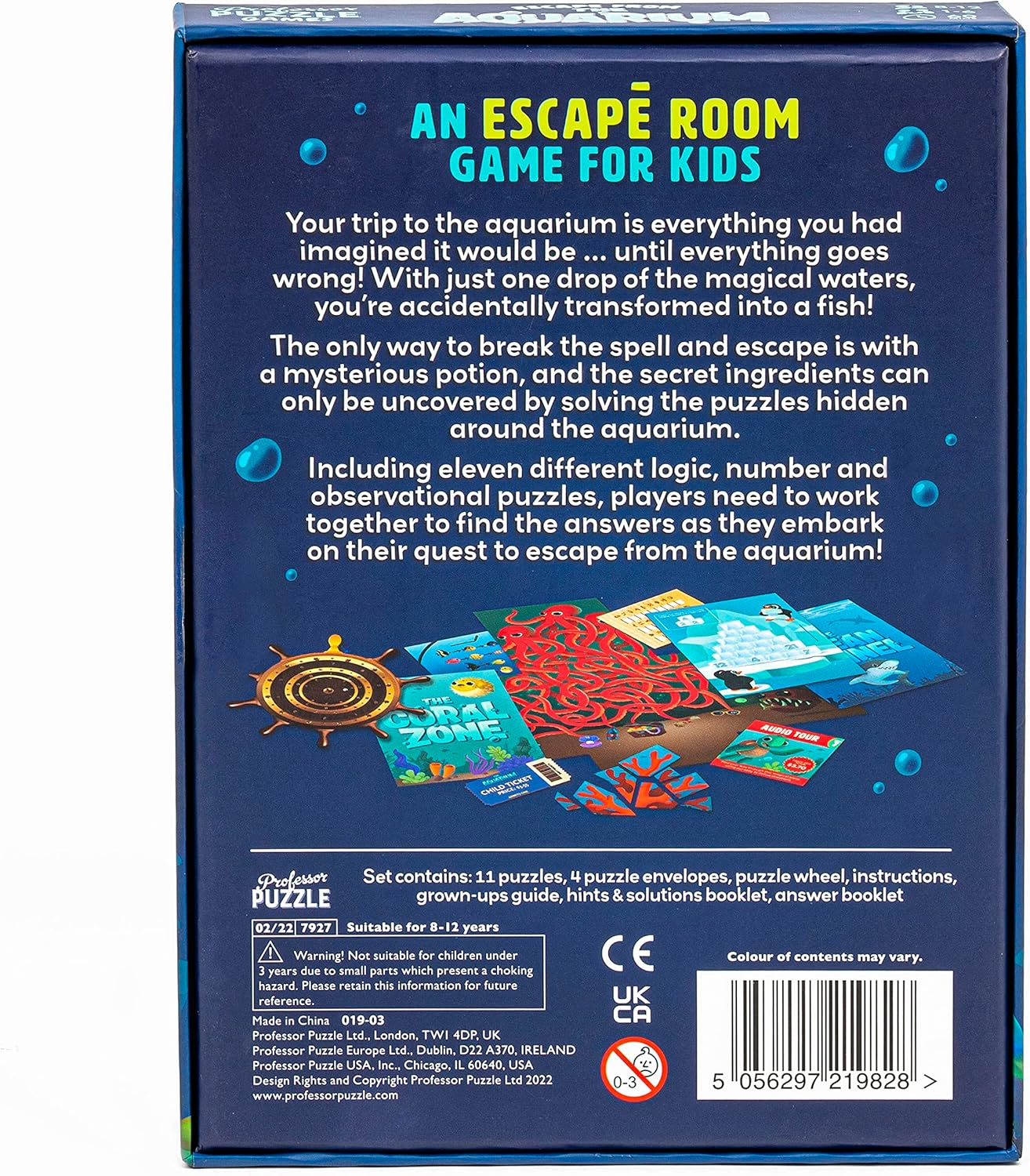 Professor Puzzle: Escape from The Aquarium - Escape Room Game.
