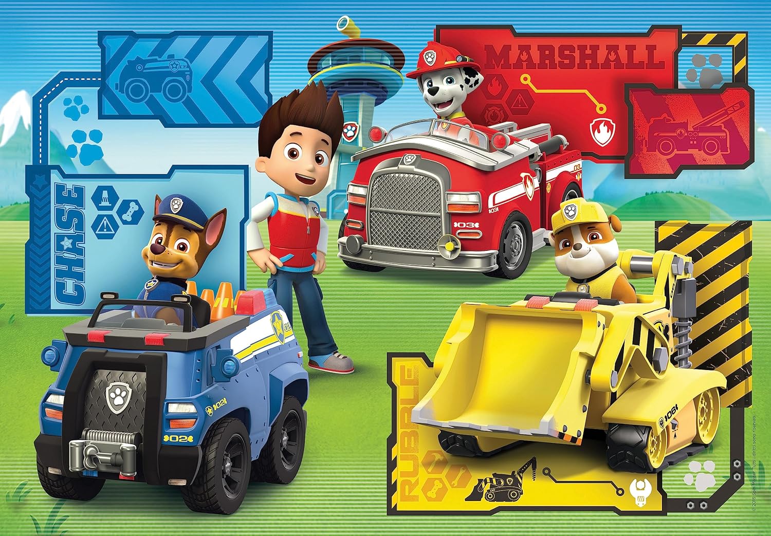 Clementoni 25209 Paw Patrol Supercolor Puzzle