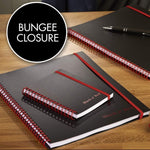 Black n' Red Twin Wire Poly Cover Notebook