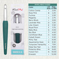 KnitPro Waves 2.0 Single-Ended Crochet Hooks