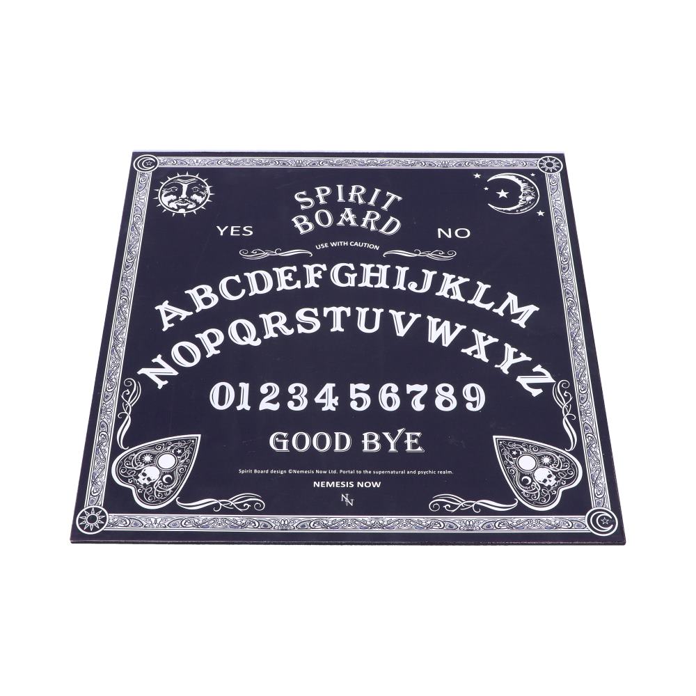 Black and White Spirit Board with Planchette 38.5cm