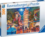 Ravensburger Evening in Pisa 500 Piece Jigsaw Puzzle