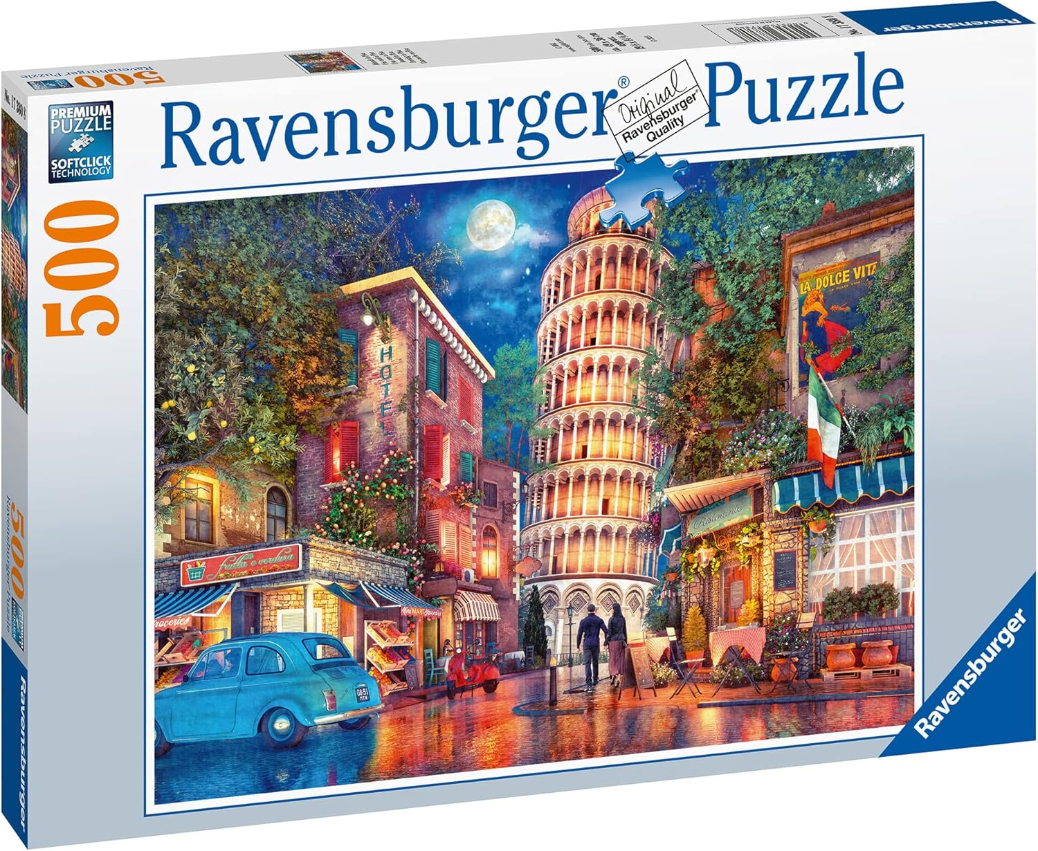 Ravensburger Evening in Pisa 500 Piece Jigsaw Puzzle