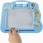 Bluey Travel Magnetic Scribbler pad with Pen and 3 Stamps,