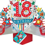 Happy 18th Birthday Pop-Up Greeting Card
