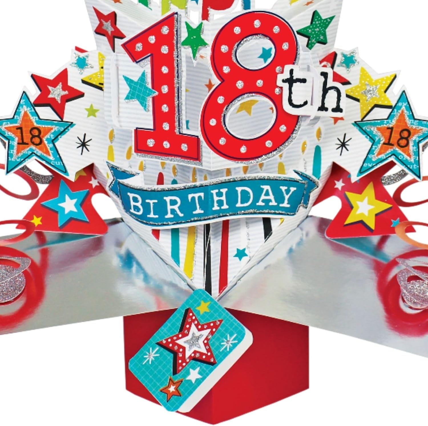 Happy 18th Birthday Pop-Up Greeting Card
