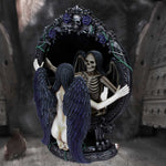 Fates Reflection Gothic Mirror Female Skeleton Ornament 33cm