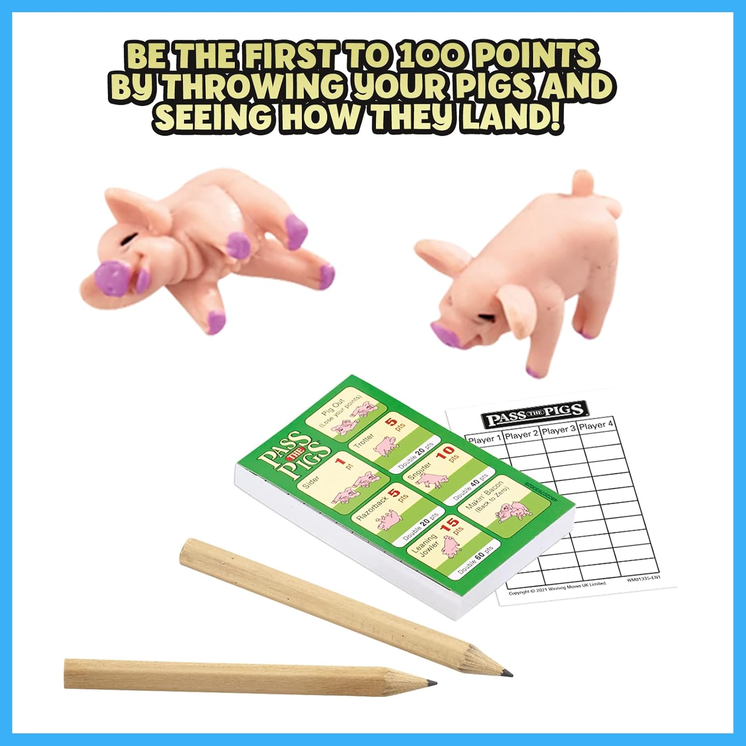 Pass the Pigs Dice Game