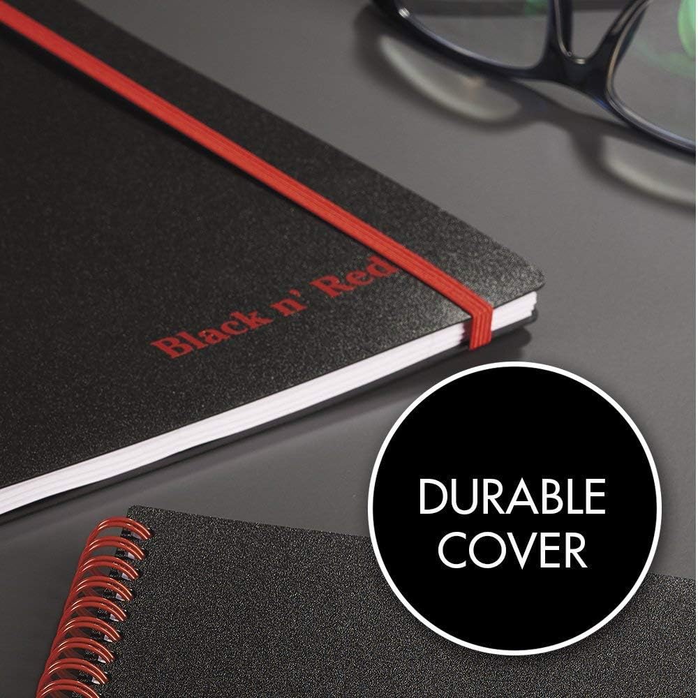 Black n' Red Twin Wire Poly Cover Notebook