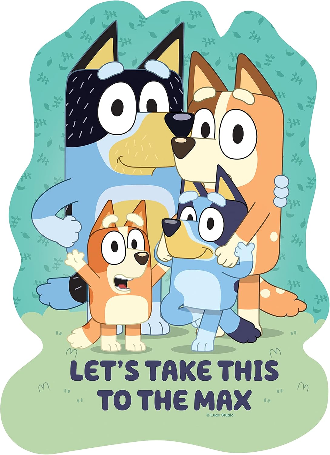Ravensburger Bluey Toys - 4 Large Shaped Jigsaw Puzzles