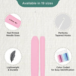 KnitPro Waves 2.0 Single-Ended Crochet Hooks