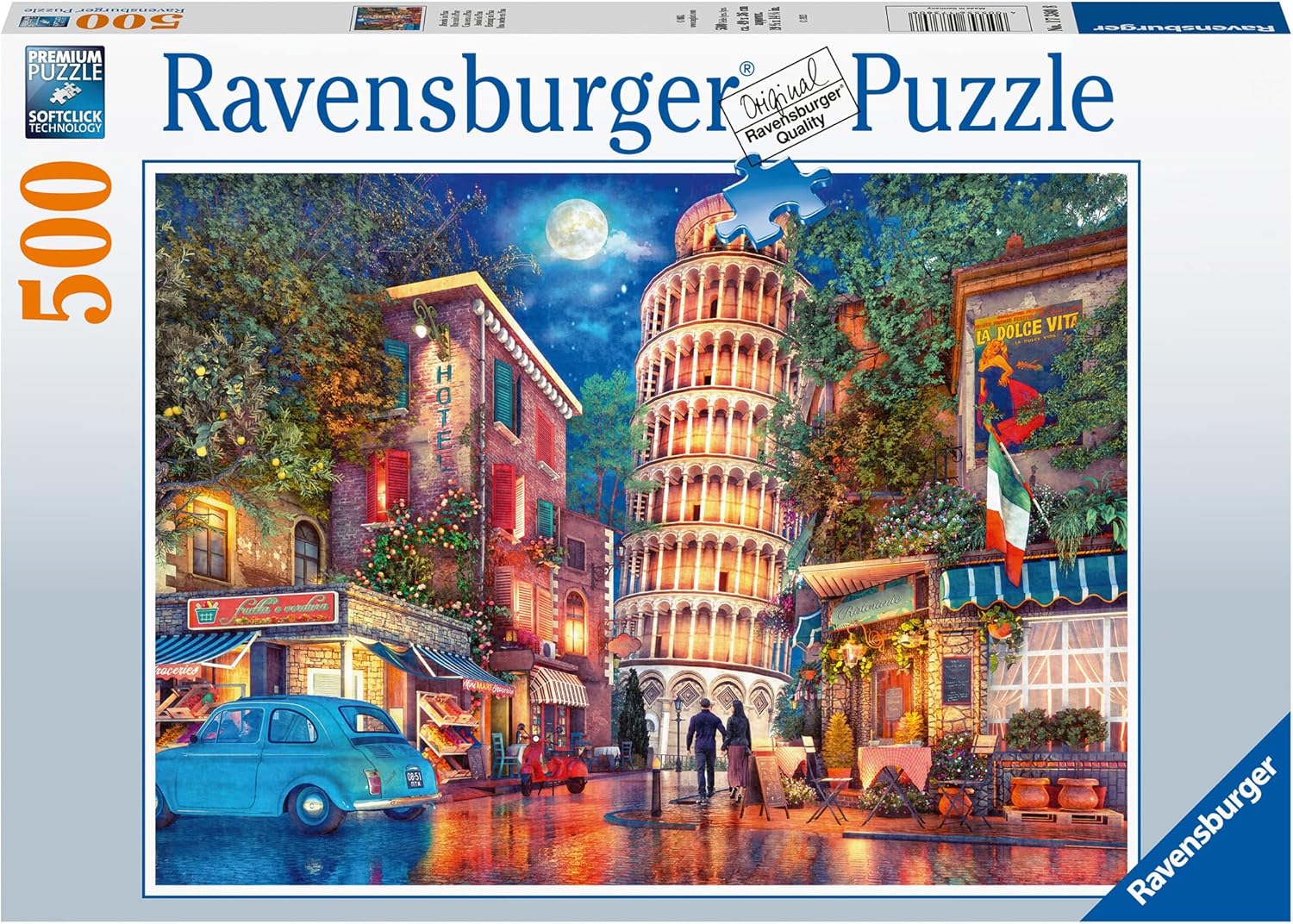 Ravensburger Evening in Pisa 500 Piece Jigsaw Puzzle